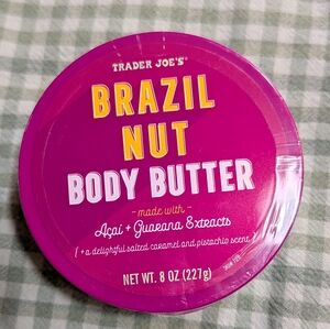 Trader Joe's Brazil Nut Body Butter 8oz NEW